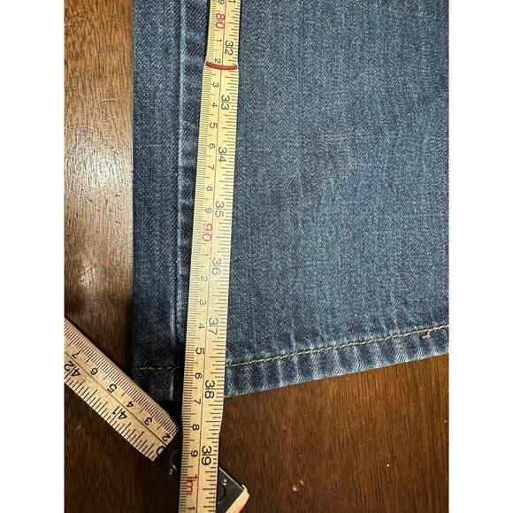 Levi 505 Jeans Men 38x30 Classic Academia Twee Western Cowboy Aztec Minimalist - Picture 8 of 12
